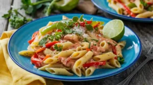 A delicious plate of Rasta Pasta, perfect for a flavorful dinner